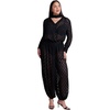 image:imageELOQUII Sheer Polka Dot Balloon PantBlack Onyx