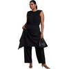 image:imageELOQUII Skirt Overlay WideLeg PantBlack Onyx