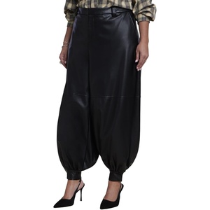 image:imageELOQUII Faux Leather Balloon PantBlack Onyx