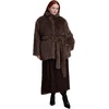 image:imageELOQUII Belted Faux Fur JacketBrown