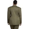 image:imageELOQUII Houndstooth Hourglass BlazerGreen Check