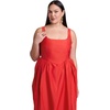 image:imageELOQUII Pleated Tank GownAura Orange