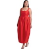 image:imageELOQUII Pleated Tank GownAura Orange