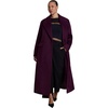 image:imageELOQUII Textured Long CoatPotent Purple