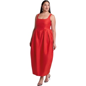 image:imageELOQUII Pleated Tank GownAura Orange