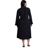image:imageELOQUII BuckleDetail Midi Shirt DressBlack Onyx