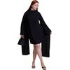 image:imageELOQUII Cape Detail Mini DressBlack Onyx