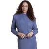 image:imageELOQUII Curved HighLow Sweater Maxi DressNavy