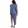 image:imageELOQUII Curved HighLow Sweater Maxi DressNavy