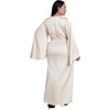 image:imageELOQUII Flare Sleeve Satin Maxi DressSandshell