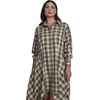 image:imageELOQUII Plaid Flannel Mini Shirt DressNeutral Plaid