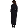 image:imageELOQUII Shrug Detail Knit Maxi DressBlack Onyx