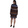 image:imageELOQUII Striped Rib Knit Mini DressAutumn Stripe