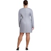 image:imageELOQUII SweetheartNeck Mini DressDark Grey