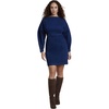 image:imageELOQUII Seamed Denim Mini DressDark Wash