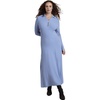 image:imageELOQUII Stitch Detail Knit Midi DressBlue
