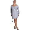 image:imageELOQUII SweetheartNeck Mini DressDark Grey