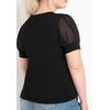 image:imageELOQUII Combo Sleeve TeeBlack