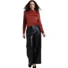 image:imageELOQUII Draped High Neck TopPicante