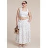 image:imageELOQUII Printed Linen Crop TopFish Family