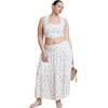 image:imageELOQUII Printed Linen Crop TopFish Family