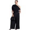 image:imageELOQUII SemiSheer Twisted OneShoulder TopBlack Onyx