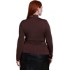 image:imageELOQUII Shirred Square Neck Wire TopShaved Chocolate