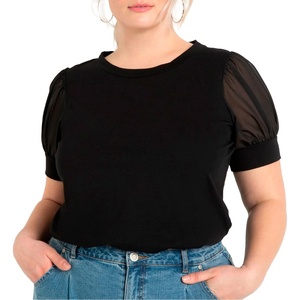 image:imageELOQUII Combo Sleeve TeeBlack