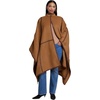image:imageELOQUII Funnel Neck Cape CoatBone Brown