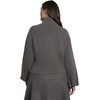 image:imageELOQUII Funnel Neck Sweater JacketHeather Grey