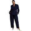 image:imageELOQUII Tapered Suiting PantNavy