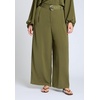 image:imageELOQUII Wide Leg Belted PantBronze Green