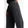 image:imageELOQUII Wide Leg Cargo Jean Black Wash