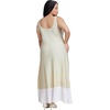 image:imageELOQUII Contrast Hem Sweater DressLight Yellow