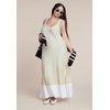 image:imageELOQUII Contrast Hem Sweater DressLight Yellow