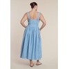 image:imageELOQUII DropWaist Chambray Maxi DressLight Wash