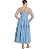 image:imageELOQUII DropWaist Chambray Maxi DressLight Wash