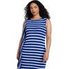 image:imageELOQUII Fringe Detail Striped Knit Maxi DressBlue White Stripe