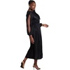 image:imageELOQUII Plisse Open Sleeve DressBlack Onyx