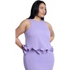 image:imageELOQUII Ruffle Detail Column Maxi DressLupine