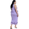 image:imageELOQUII Ruffle Detail Column Maxi DressLupine