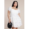 image:imageELOQUII Textural Mini Bubble DressCoconut Milk