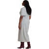 image:imageELOQUII Twist Front Cape Sweater DressGrey