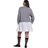 image:imageELOQUII Twofer Mini Shirt DressGrey and White