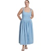 image:imageELOQUII DropWaist Chambray Maxi DressLight Wash