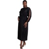 image:imageELOQUII Plisse Open Sleeve DressBlack Onyx