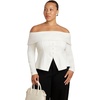 image:imageELOQUII Fold Over Top with Front Button DetailBlack Onyx