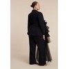 image:imageDramatic Tiered Tulle BlazerBlack Onyx