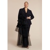 image:imageDramatic Tiered Tulle BlazerBlack Onyx