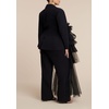 image:imageDramatic Tiered Tulle BlazerBlack Onyx